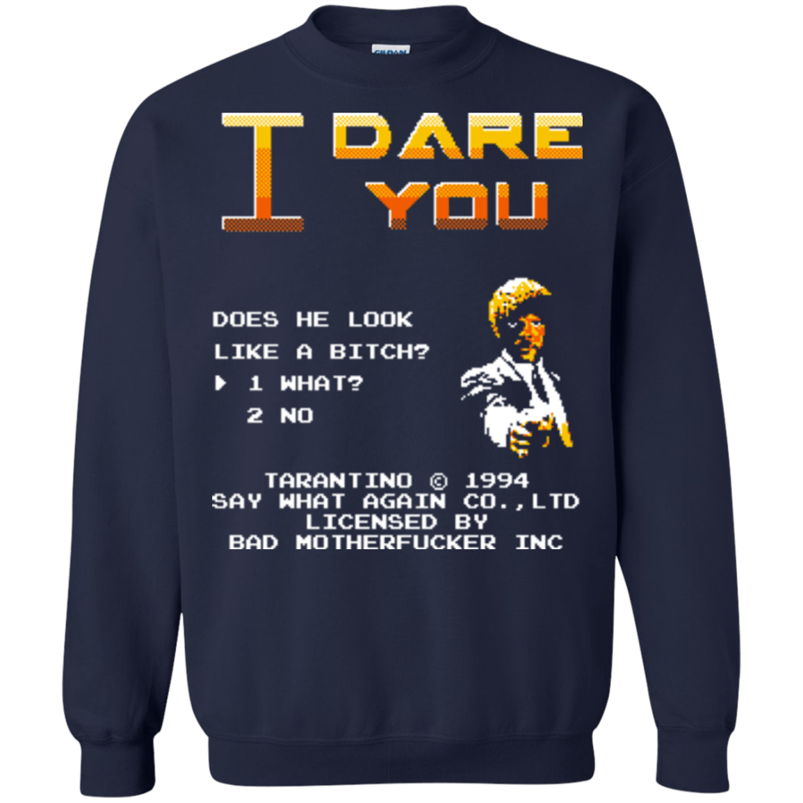 Sweatshirts Navy / Small I Dare you Crewneck Sweatshirt