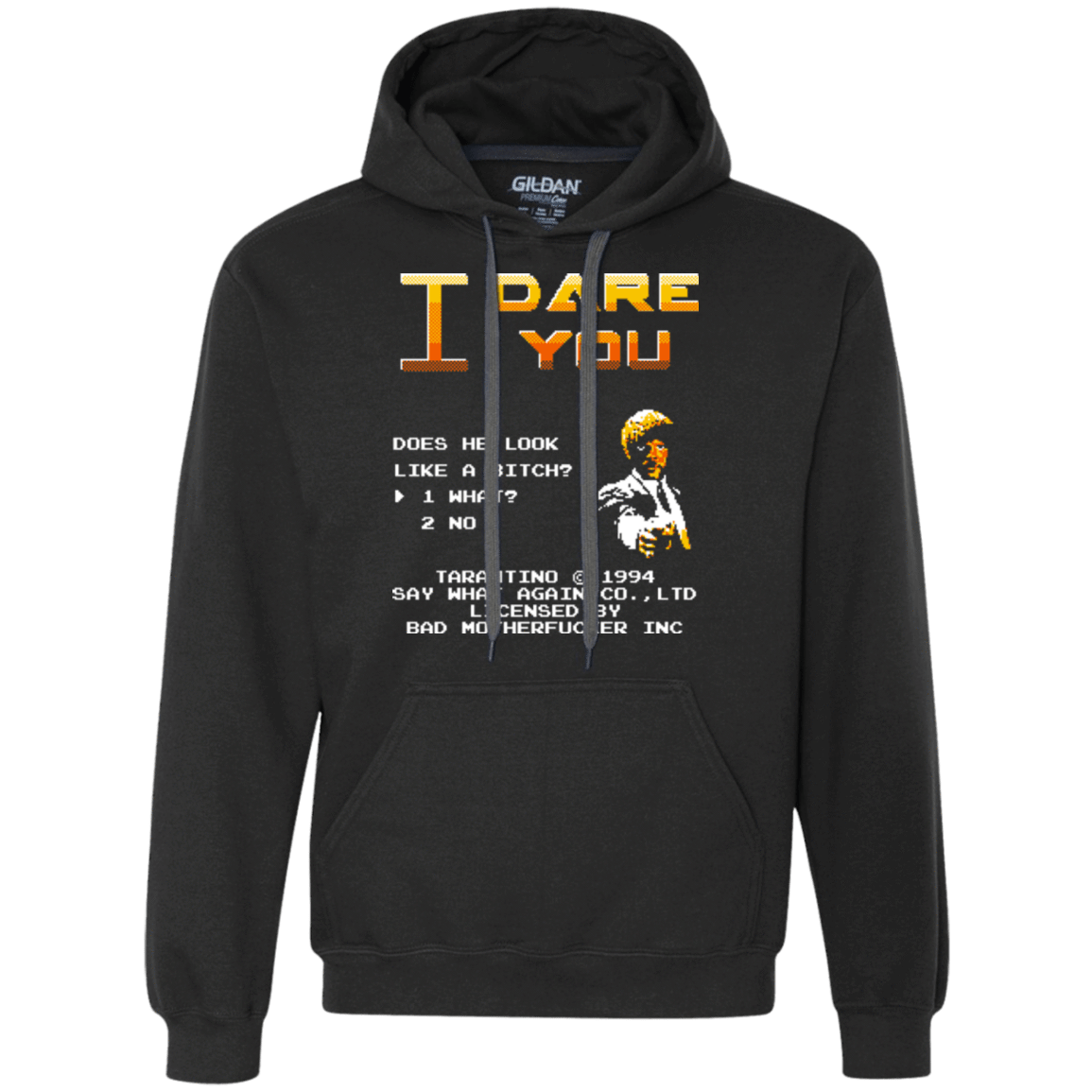 Sweatshirts Black / Small I Dare you Premium Fleece Hoodie