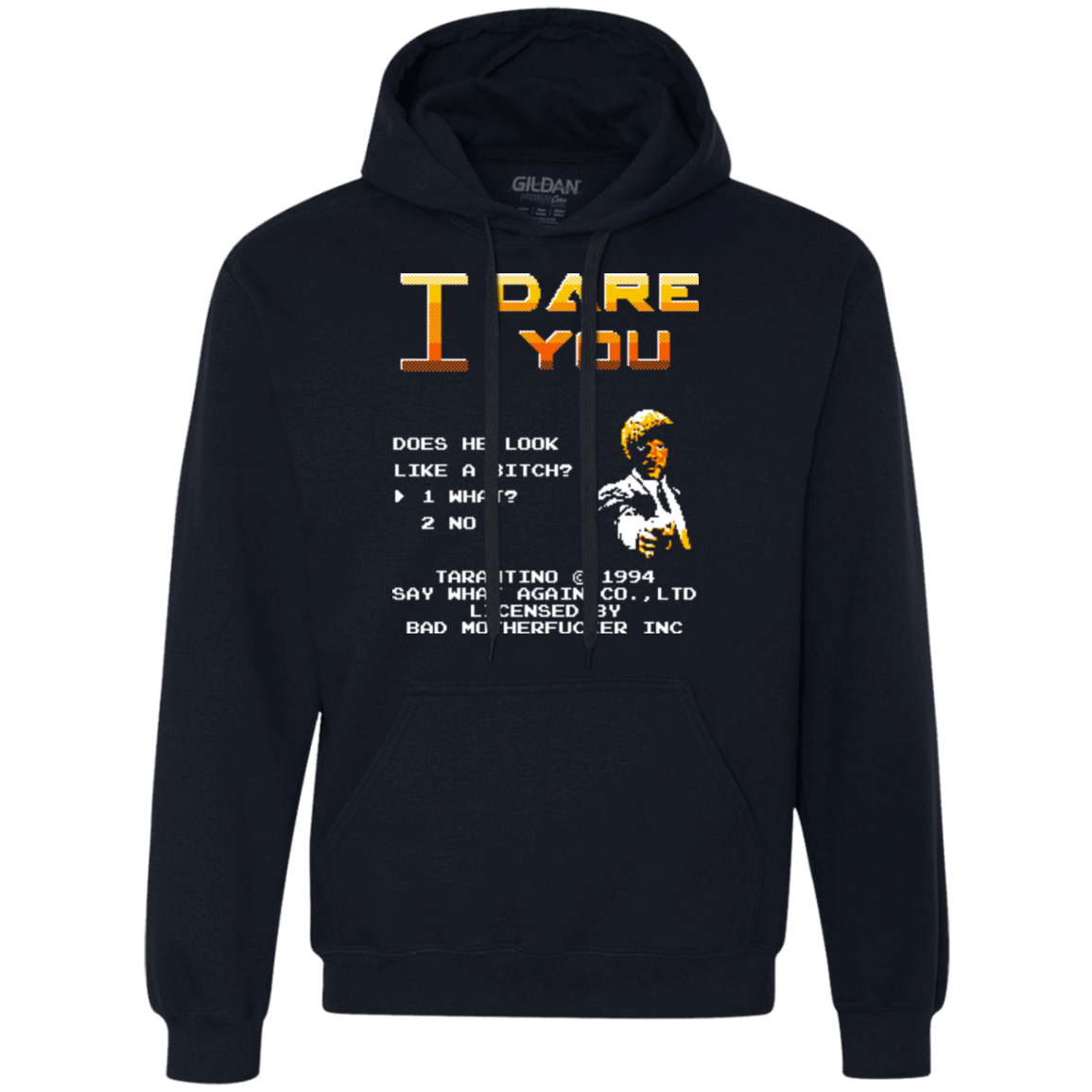 Sweatshirts Navy / Small I Dare you Premium Fleece Hoodie