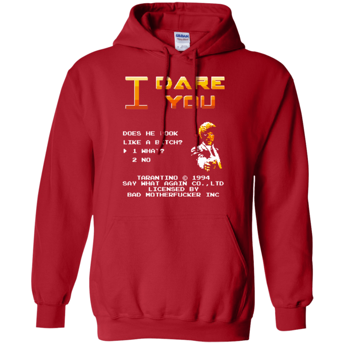 Sweatshirts Red / Small I Dare you Pullover Hoodie