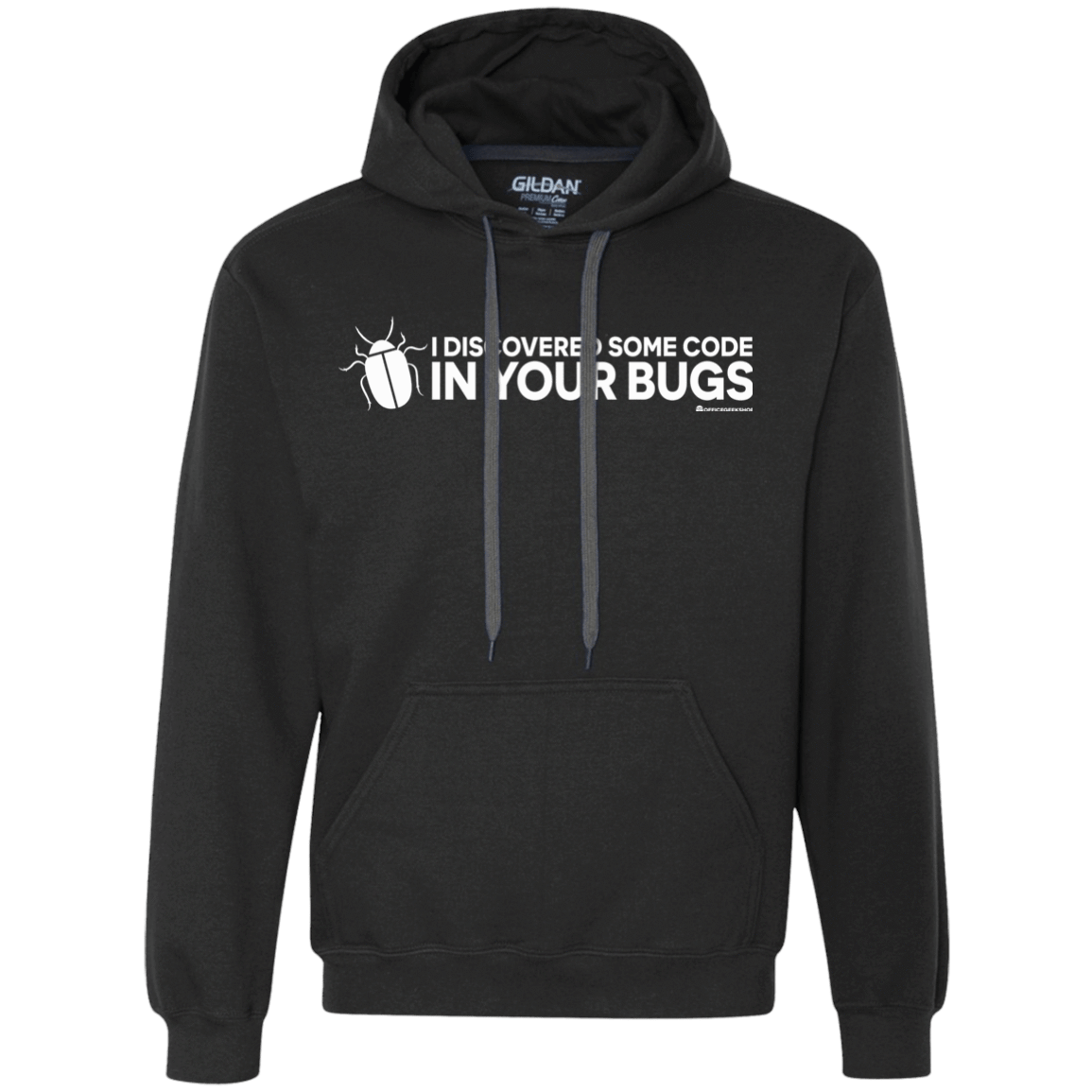 Sweatshirts Black / Small I Discovered Some Code In Your Bugs Premium Fleece Hoodie