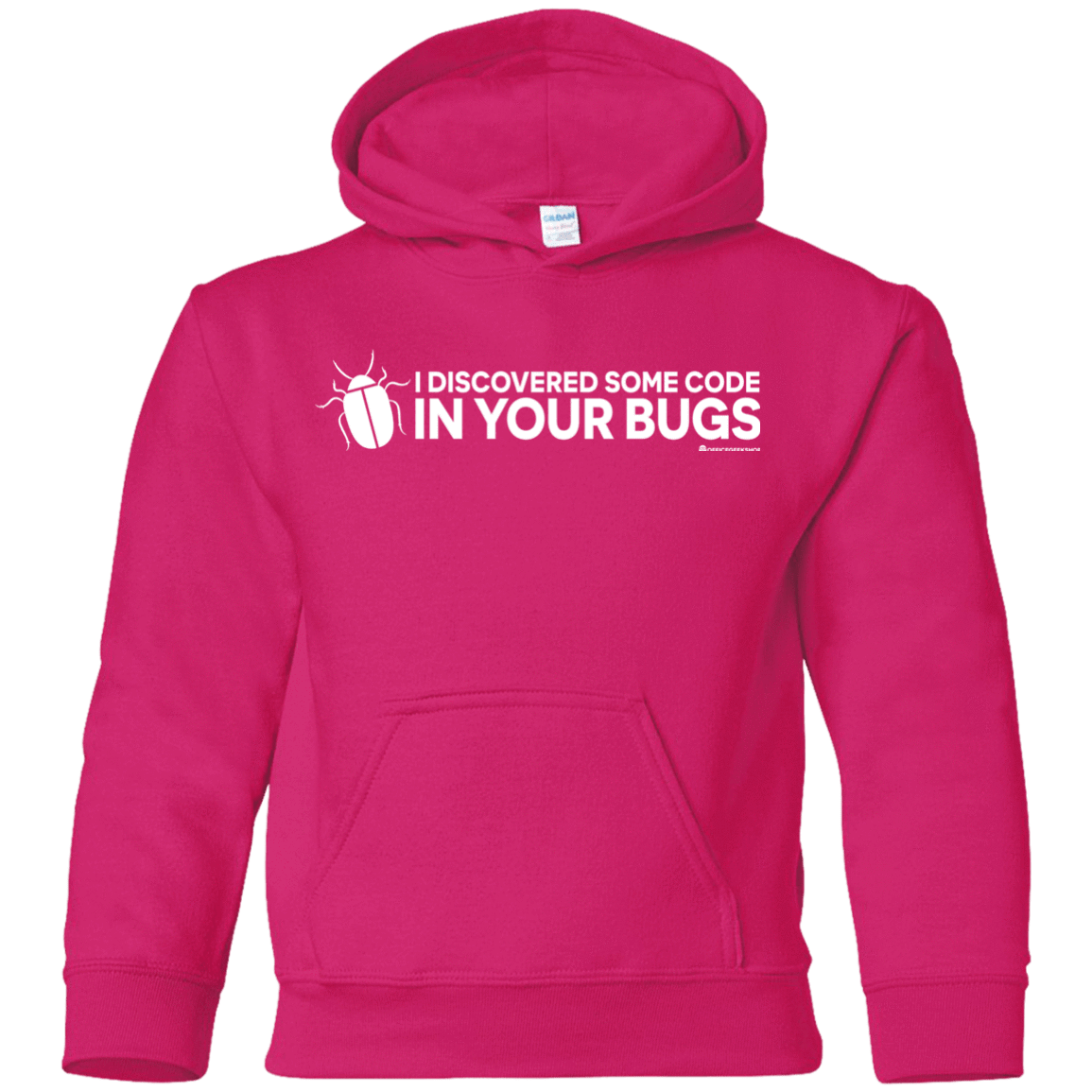 Sweatshirts Heliconia / YS I Discovered Some Code In Your Bugs Youth Hoodie