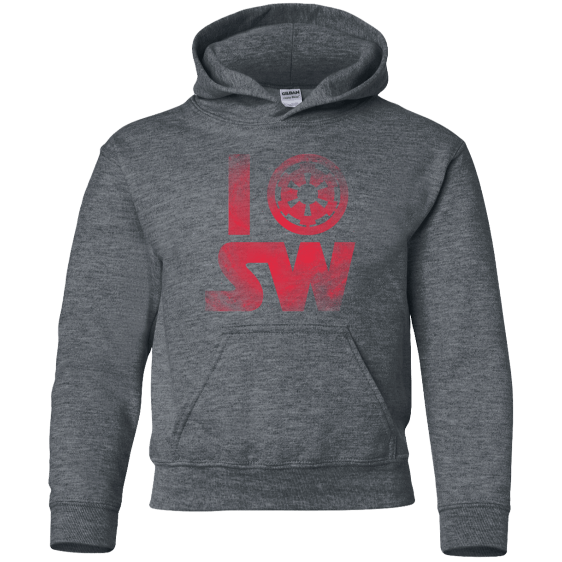 Sweatshirts Dark Heather / YS I Empire SW Youth Hoodie