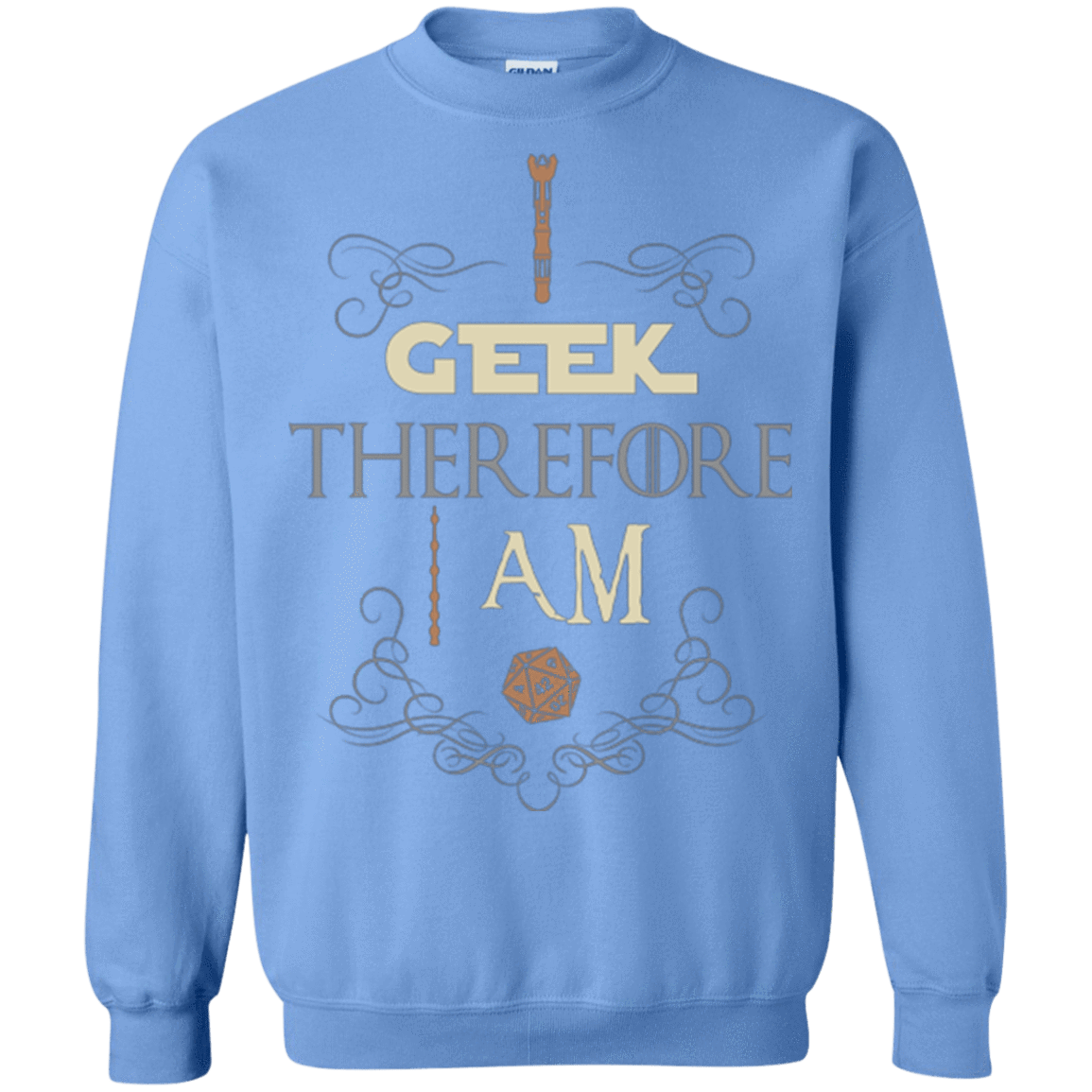 Sweatshirts Carolina Blue / Small I GEEK (1) Crewneck Sweatshirt