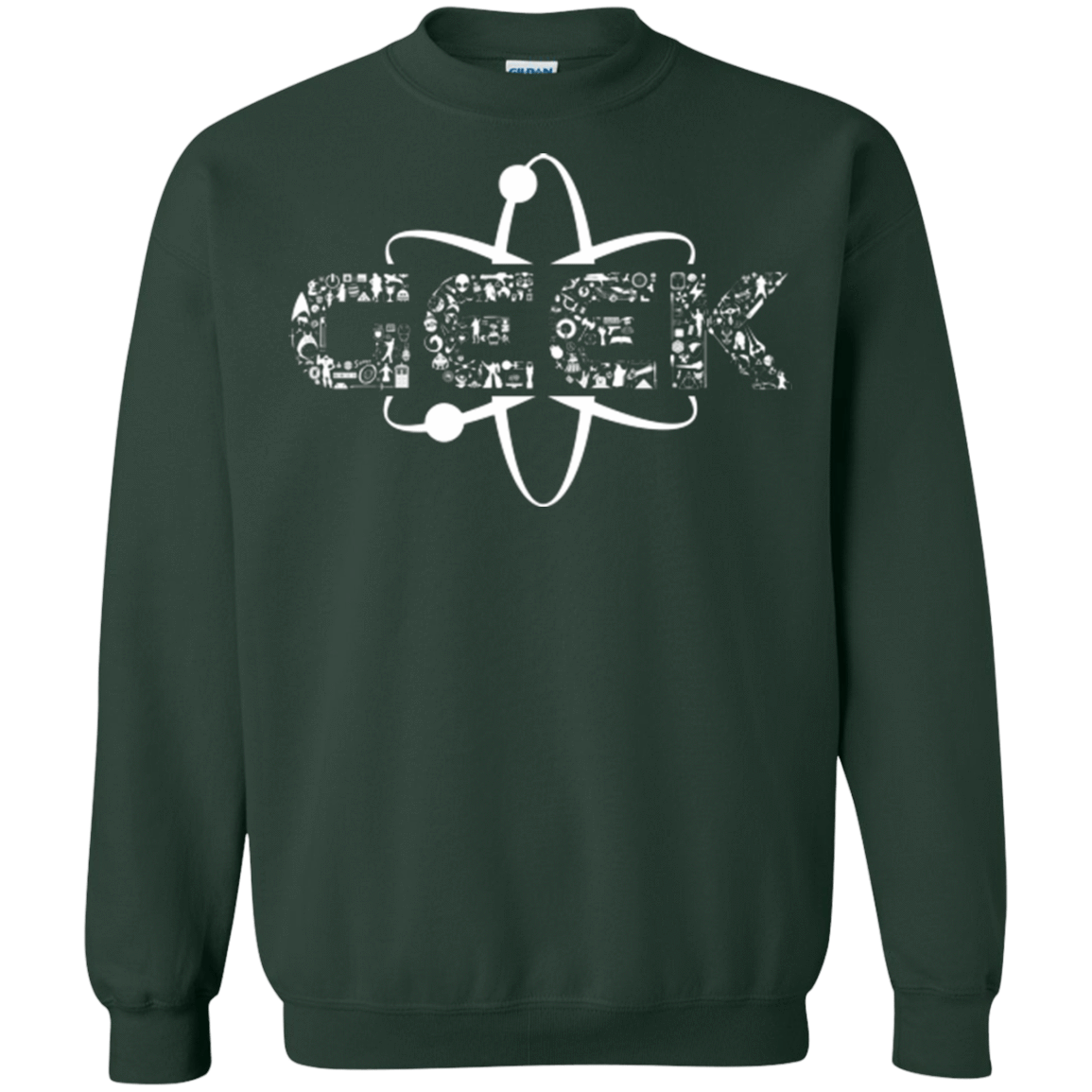 Sweatshirts Forest Green / Small I Geek Crewneck Sweatshirt