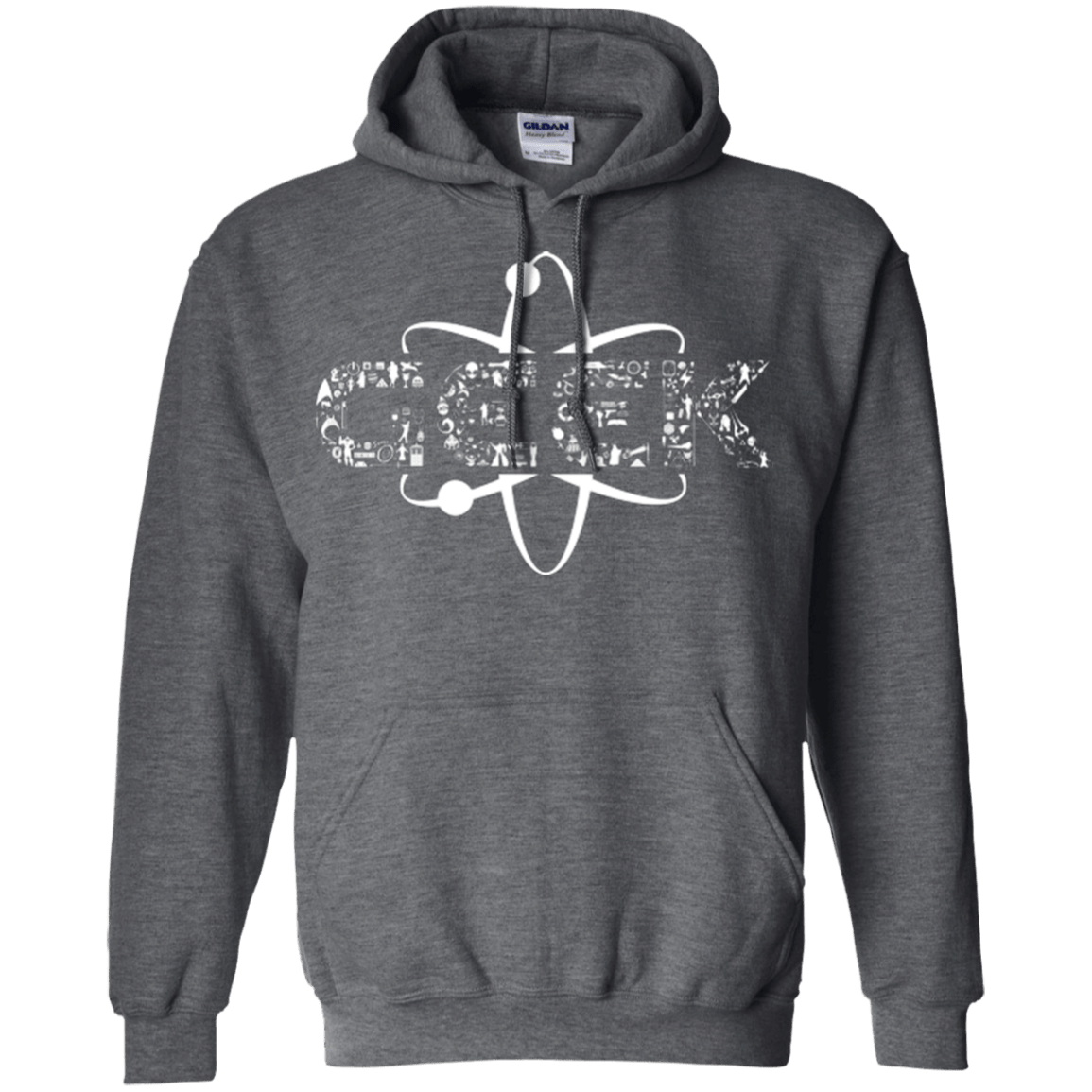 Sweatshirts Dark Heather / Small I Geek Pullover Hoodie