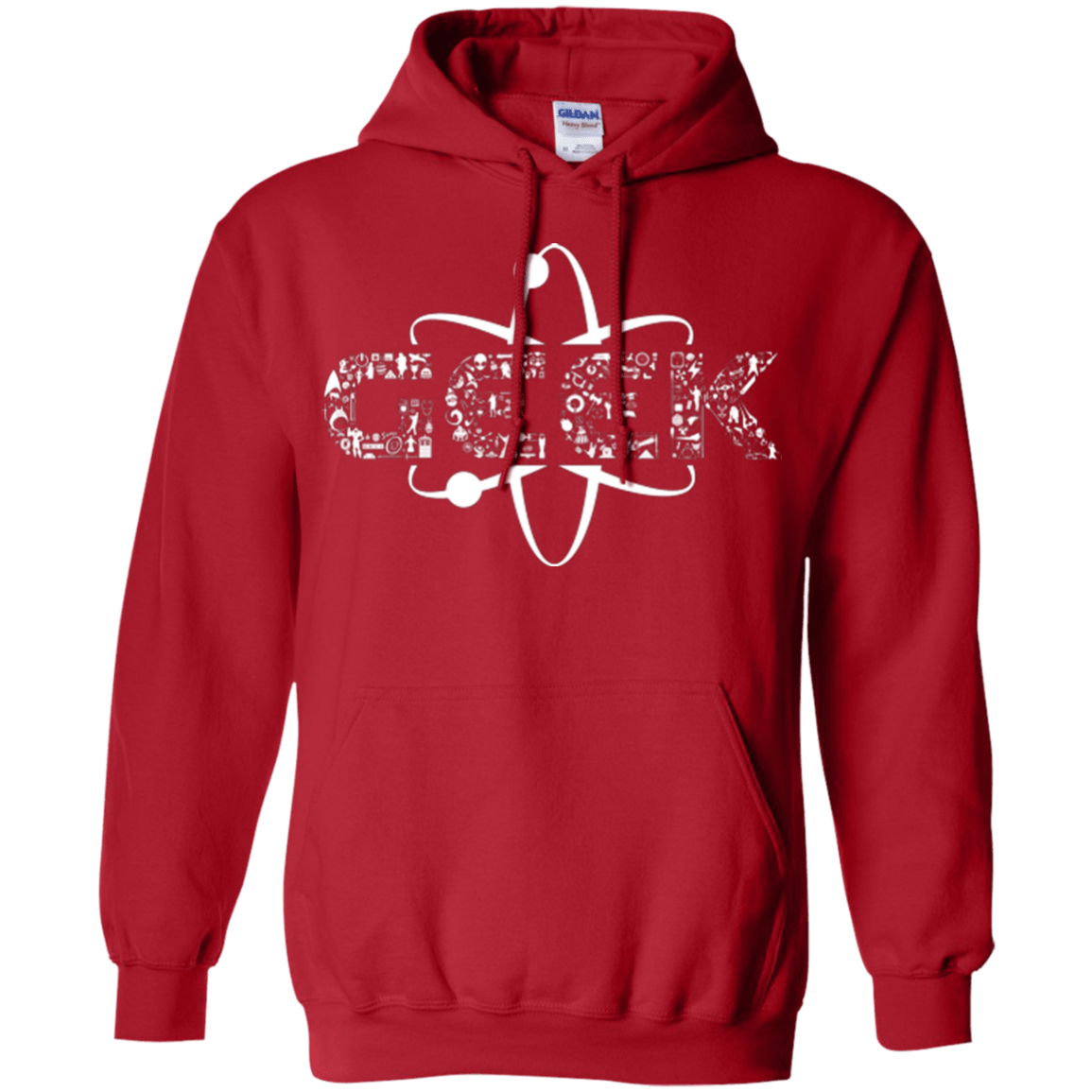 Sweatshirts Red / Small I Geek Pullover Hoodie
