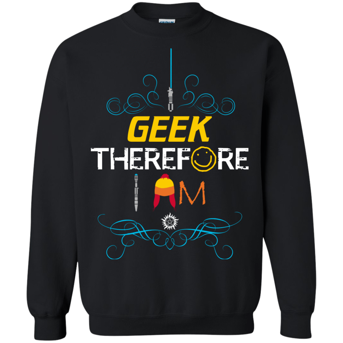 Sweatshirts Black / Small I GEEK vol 2 Crewneck Sweatshirt