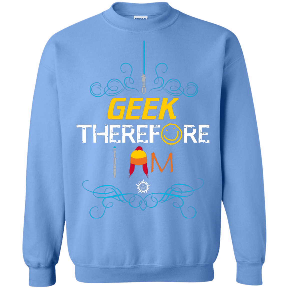Sweatshirts Carolina Blue / Small I GEEK vol 2 Crewneck Sweatshirt