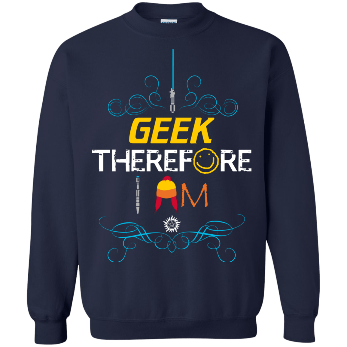 Sweatshirts Navy / Small I GEEK vol 2 Crewneck Sweatshirt