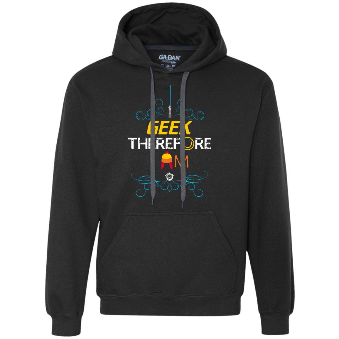 Sweatshirts Black / Small I GEEK vol 2 Premium Fleece Hoodie