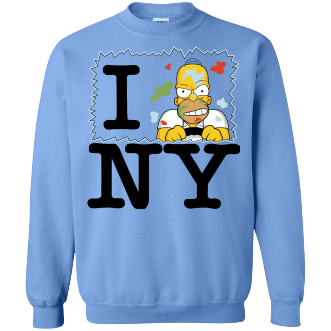 Sweatshirts Carolina Blue / S I Hate NY Crewneck Sweatshirt