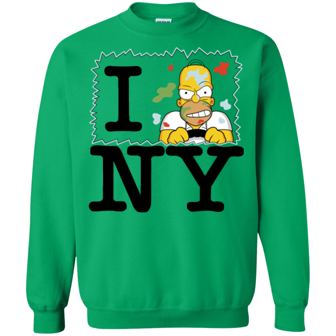 Sweatshirts Irish Green / S I Hate NY Crewneck Sweatshirt