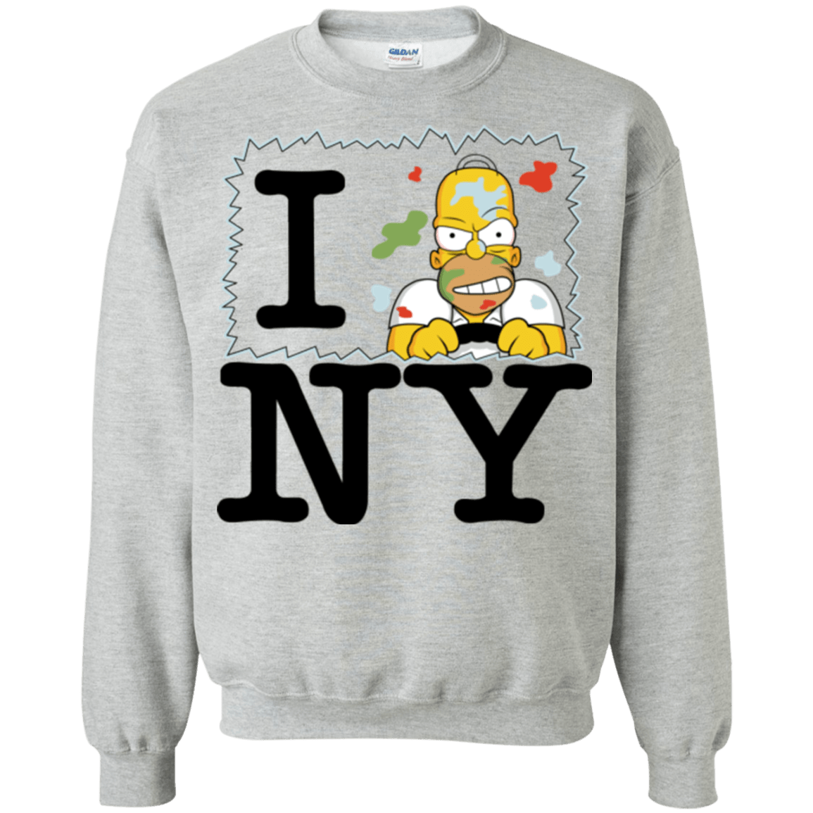 Sweatshirts Sport Grey / S I Hate NY Crewneck Sweatshirt
