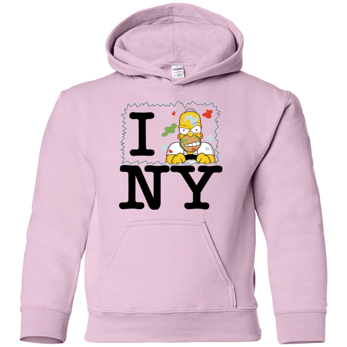 Sweatshirts Light Pink / YS I Hate NY Youth Hoodie