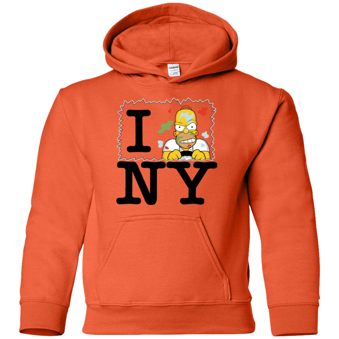 Sweatshirts Orange / YS I Hate NY Youth Hoodie
