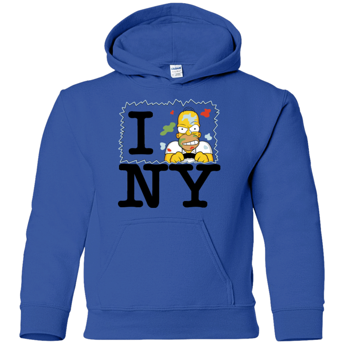 Sweatshirts Royal / YS I Hate NY Youth Hoodie