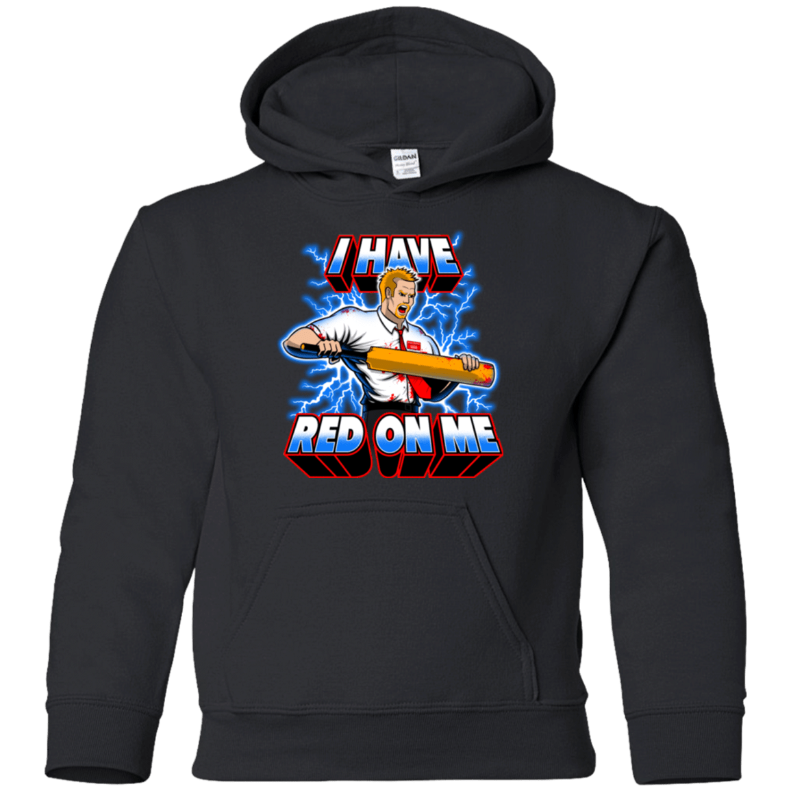 Sweatshirts Black / YS I have red on me Youth Hoodie