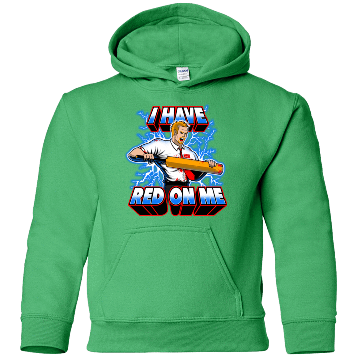 Sweatshirts Irish Green / YS I have red on me Youth Hoodie