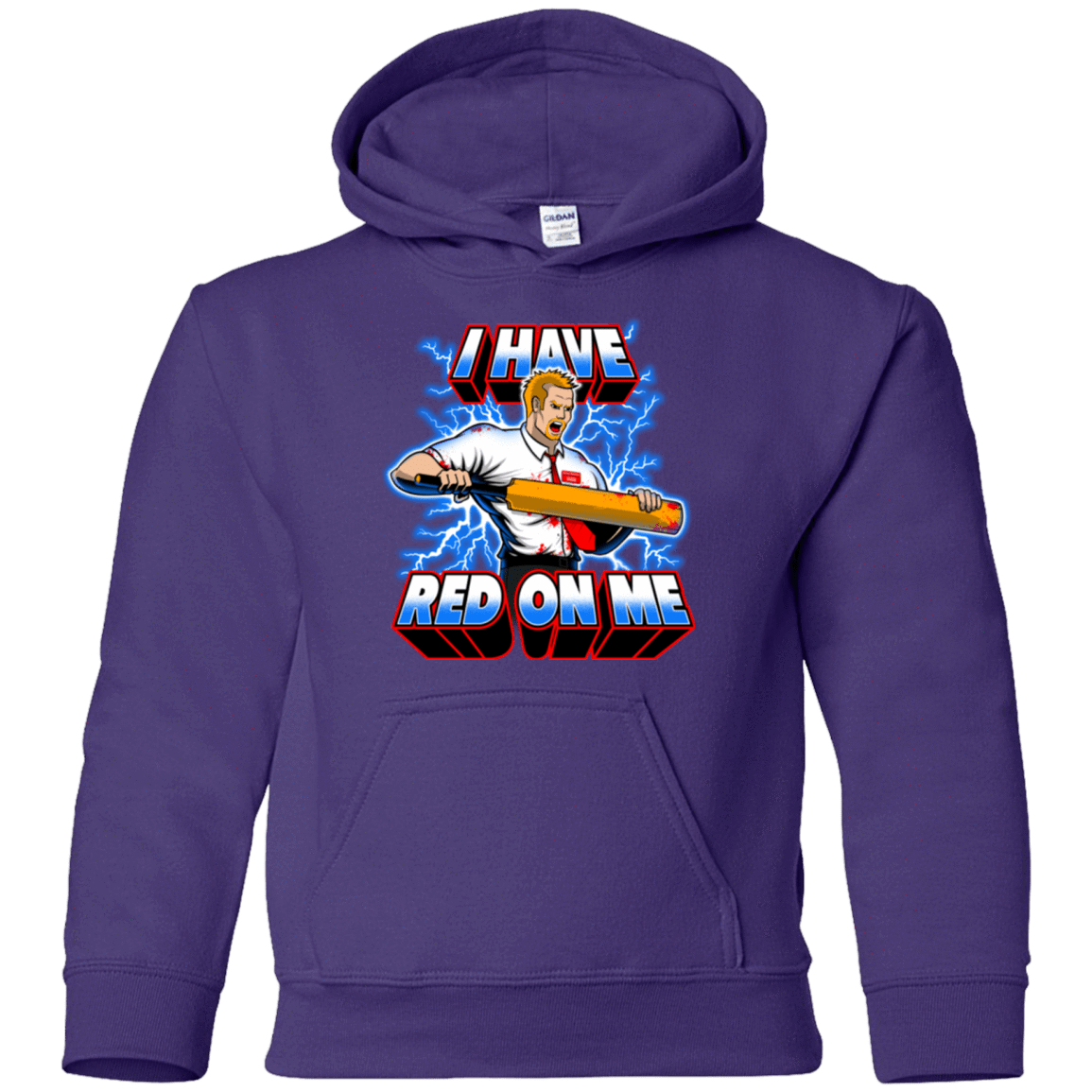 Sweatshirts Purple / YS I have red on me Youth Hoodie