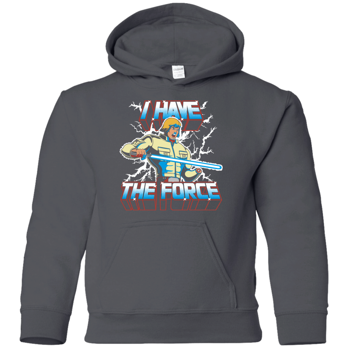 Sweatshirts Charcoal / YS I Have the Force Youth Hoodie
