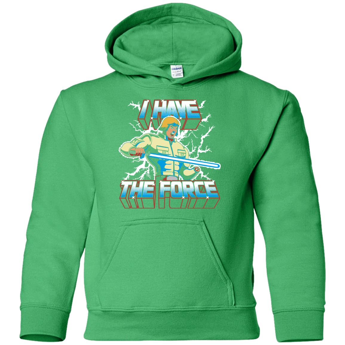 Sweatshirts Irish Green / YS I Have the Force Youth Hoodie