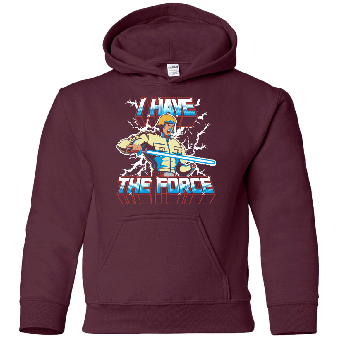 Sweatshirts Maroon / YS I Have the Force Youth Hoodie