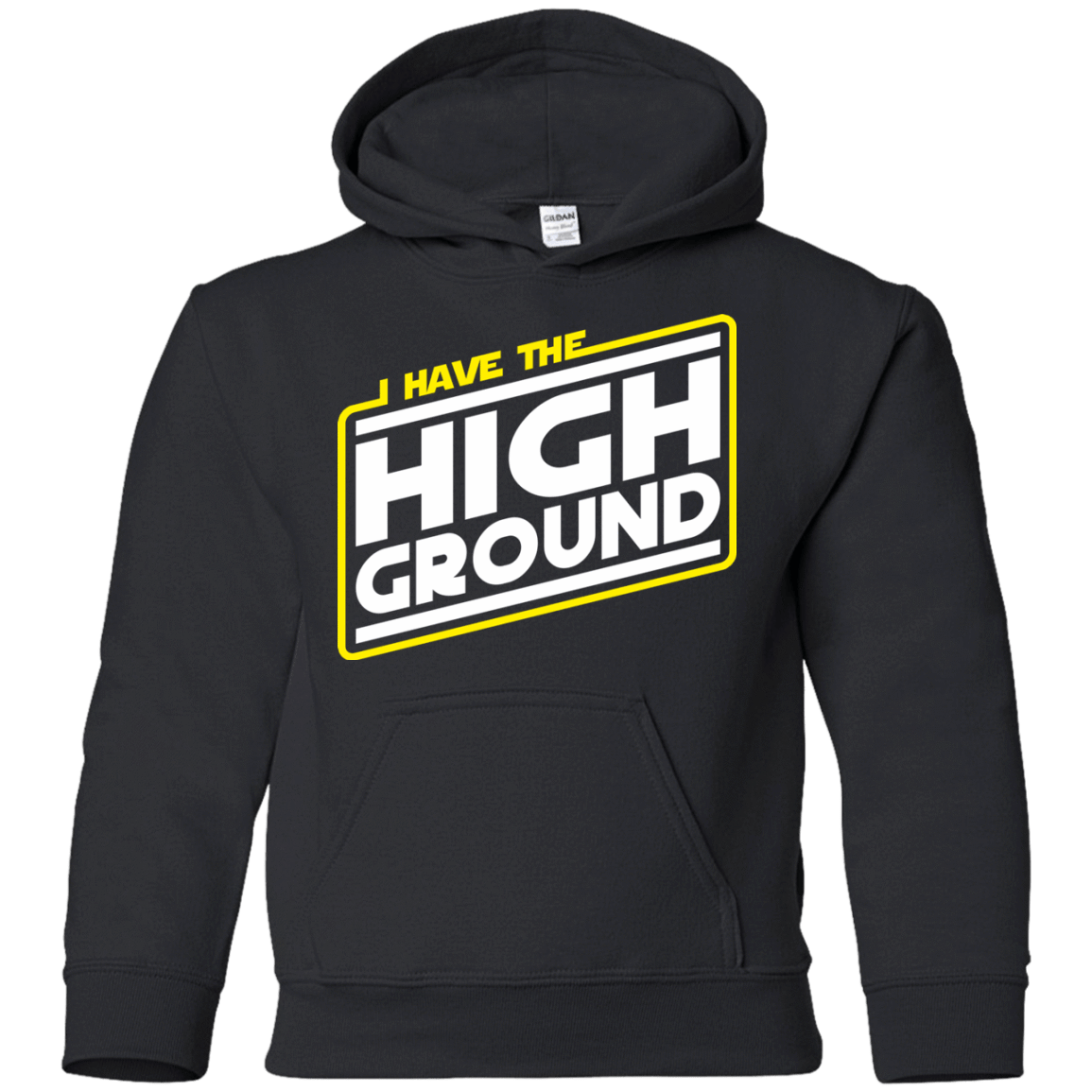Sweatshirts Black / YS I Have the High Ground Youth Hoodie