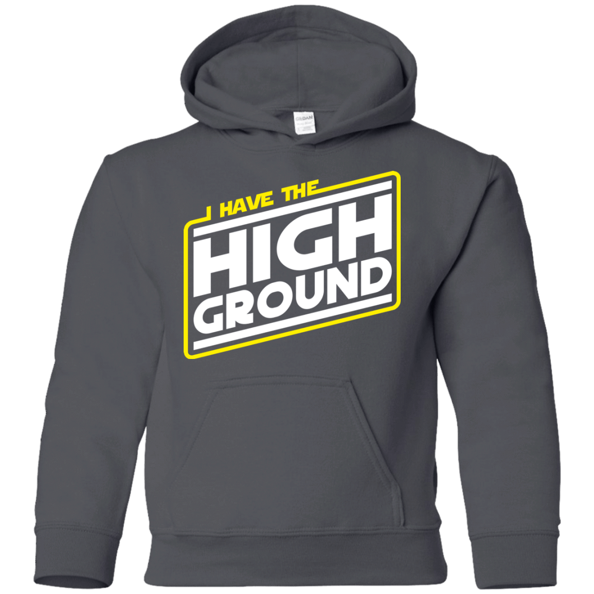 Sweatshirts Charcoal / YS I Have the High Ground Youth Hoodie