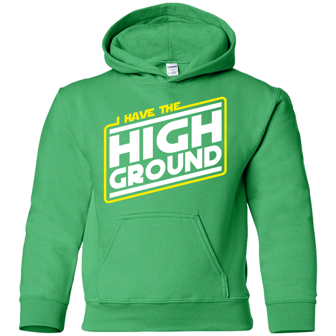Sweatshirts Irish Green / YS I Have the High Ground Youth Hoodie