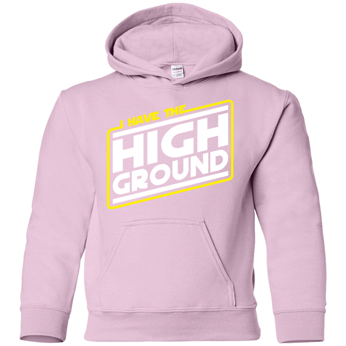 Sweatshirts Light Pink / YS I Have the High Ground Youth Hoodie