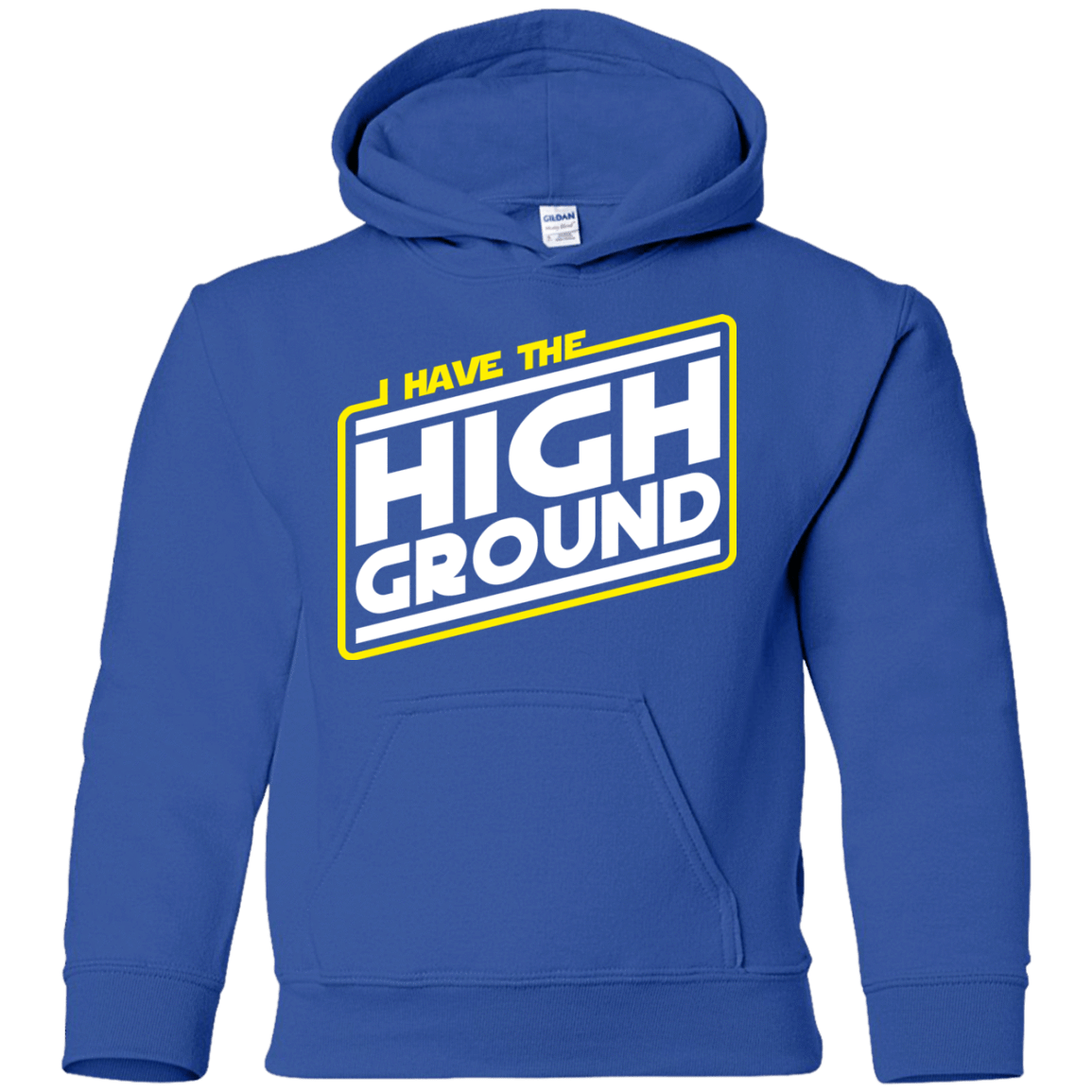 Sweatshirts Royal / YS I Have the High Ground Youth Hoodie