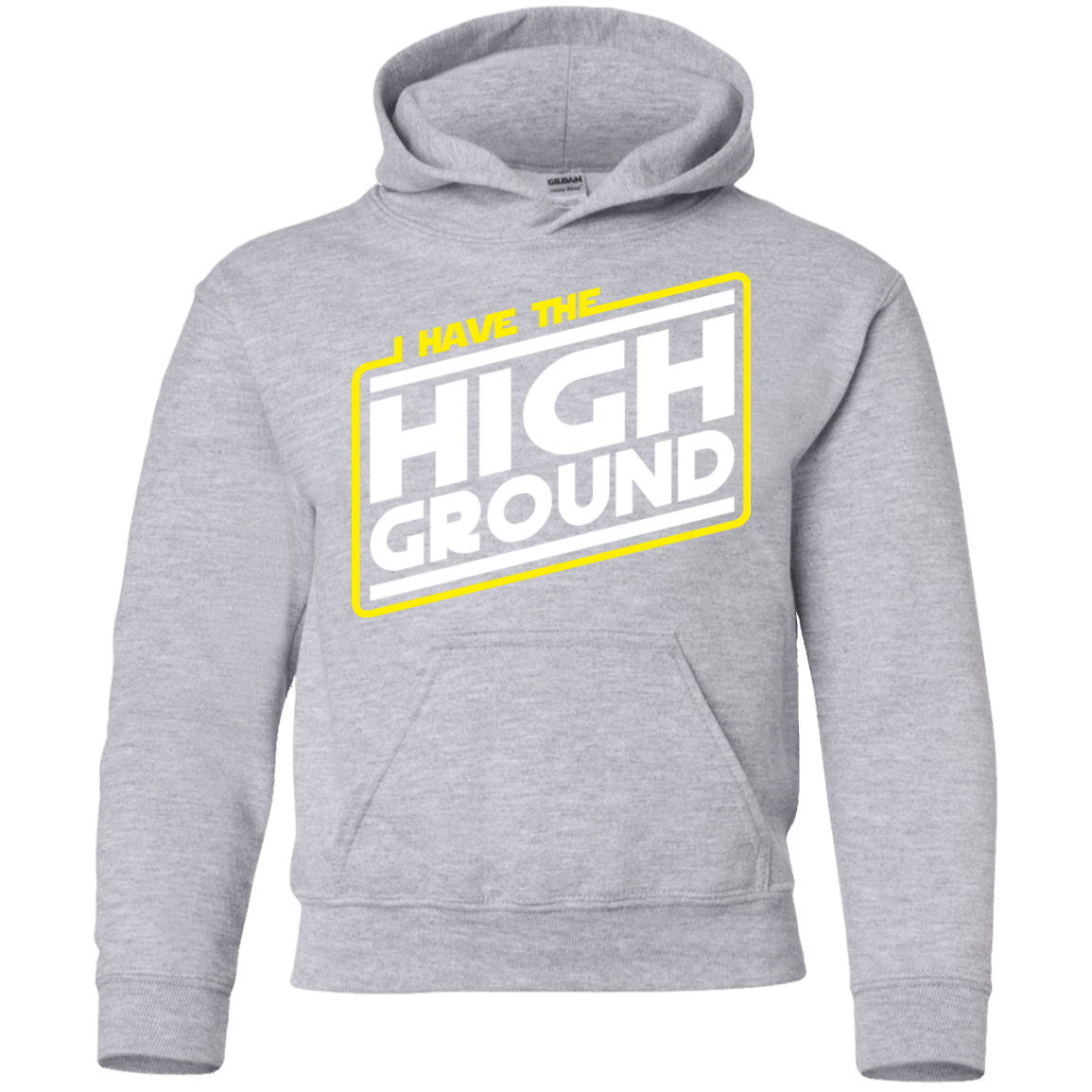 Sweatshirts Sport Grey / YS I Have the High Ground Youth Hoodie