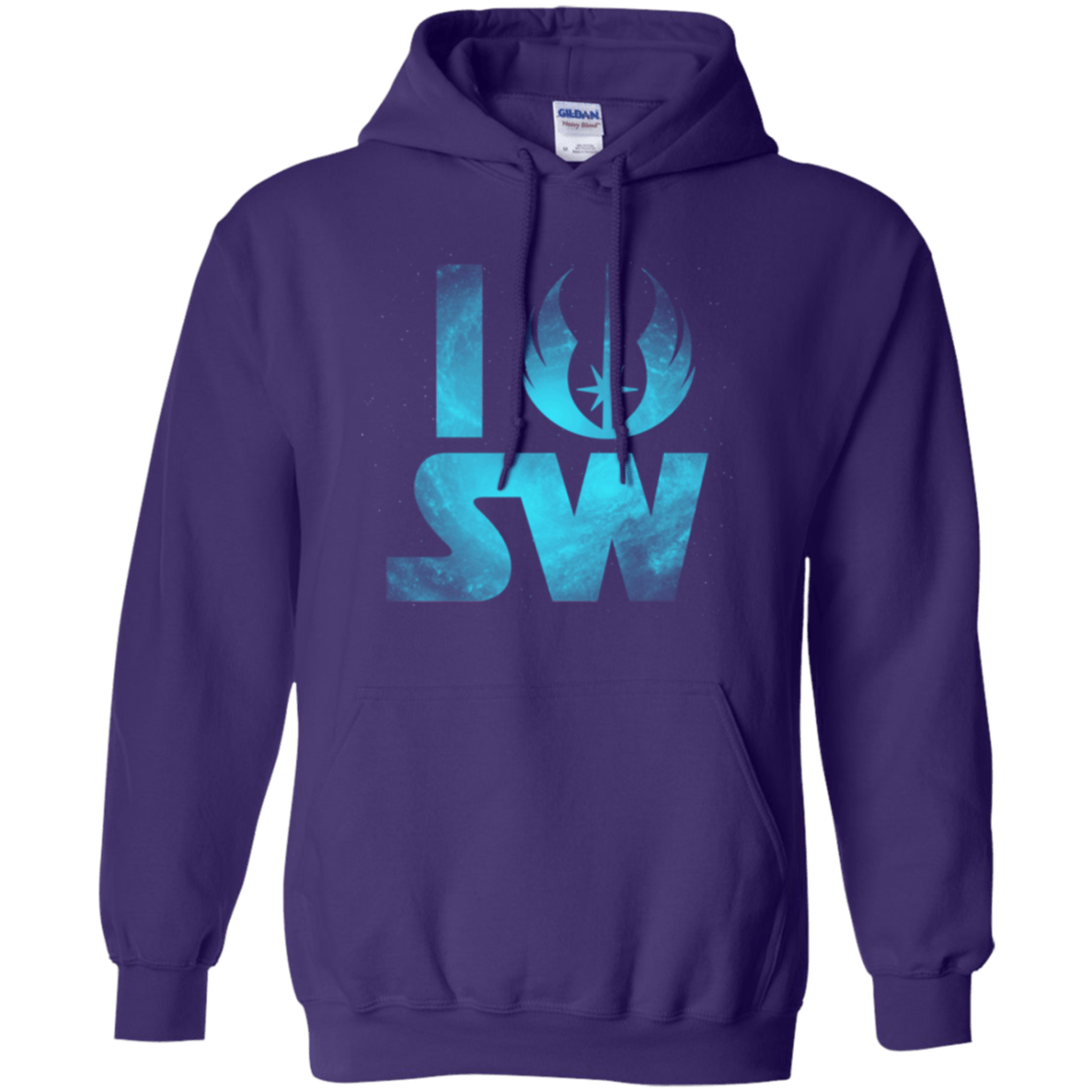 Sweatshirts Purple / Small I Jedi SW Pullover Hoodie