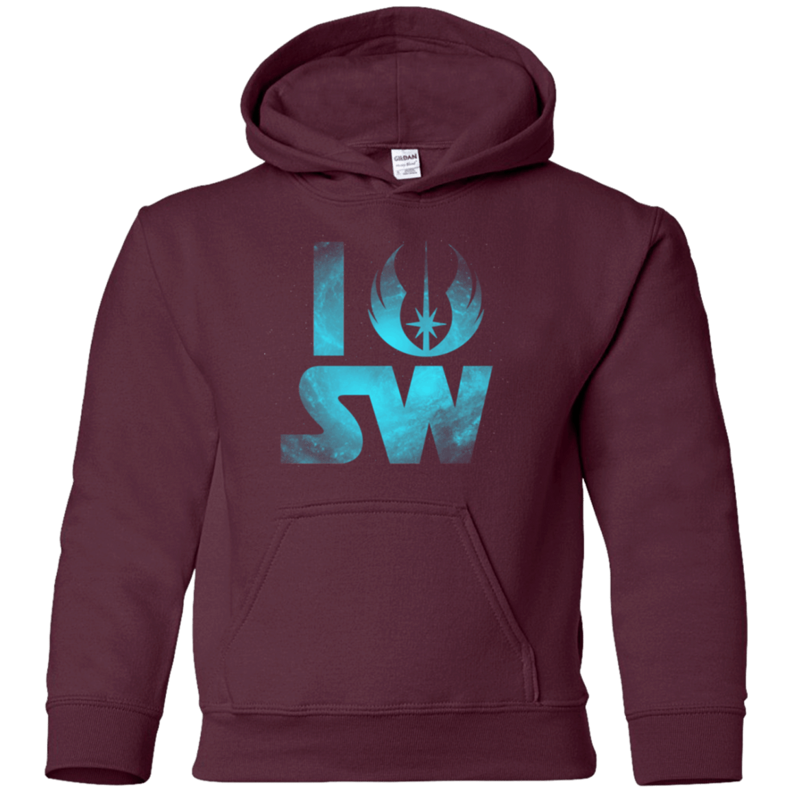 Sweatshirts Maroon / YS I Jedi SW Youth Hoodie