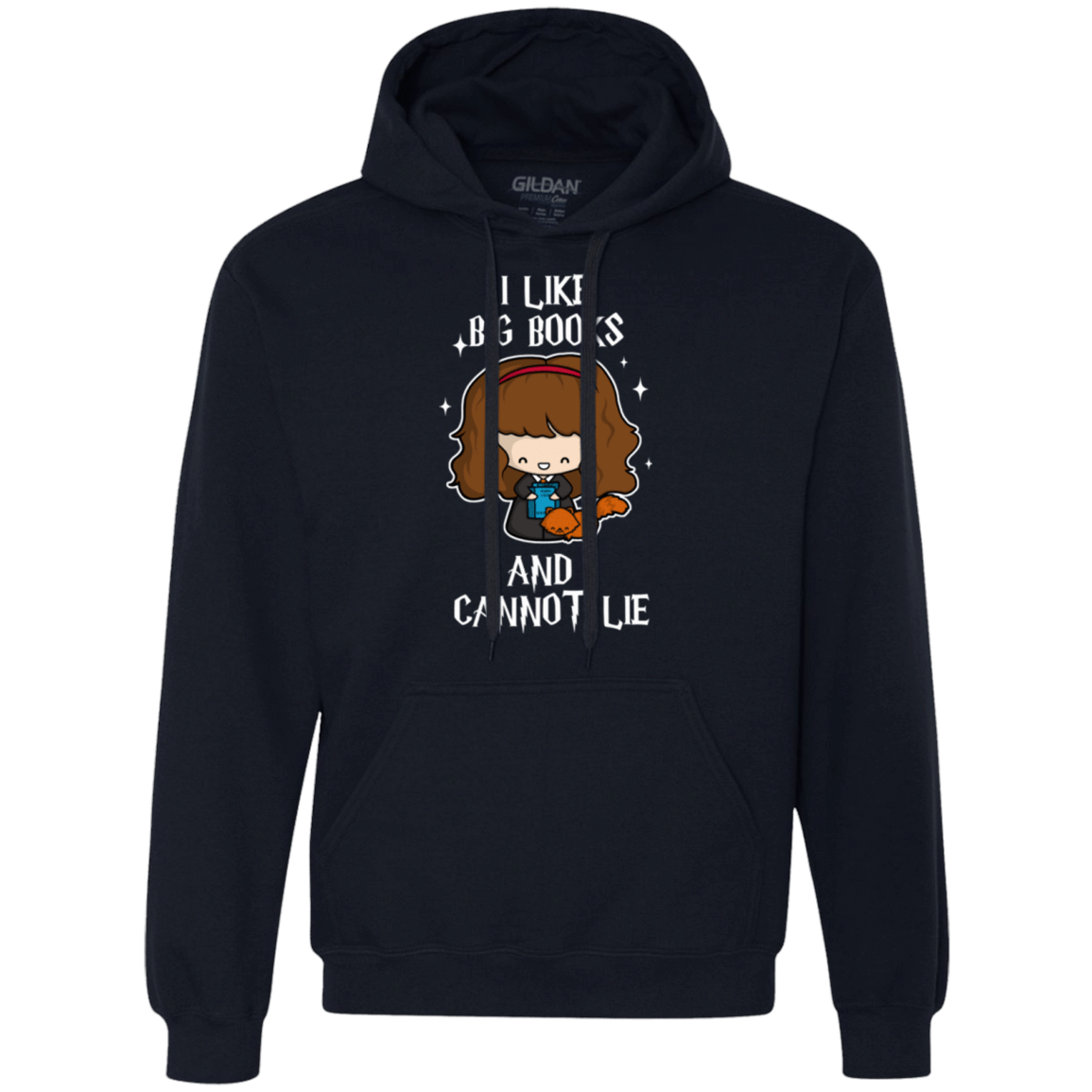 Sweatshirts Navy / Small I Like Big Books Premium Fleece Hoodie