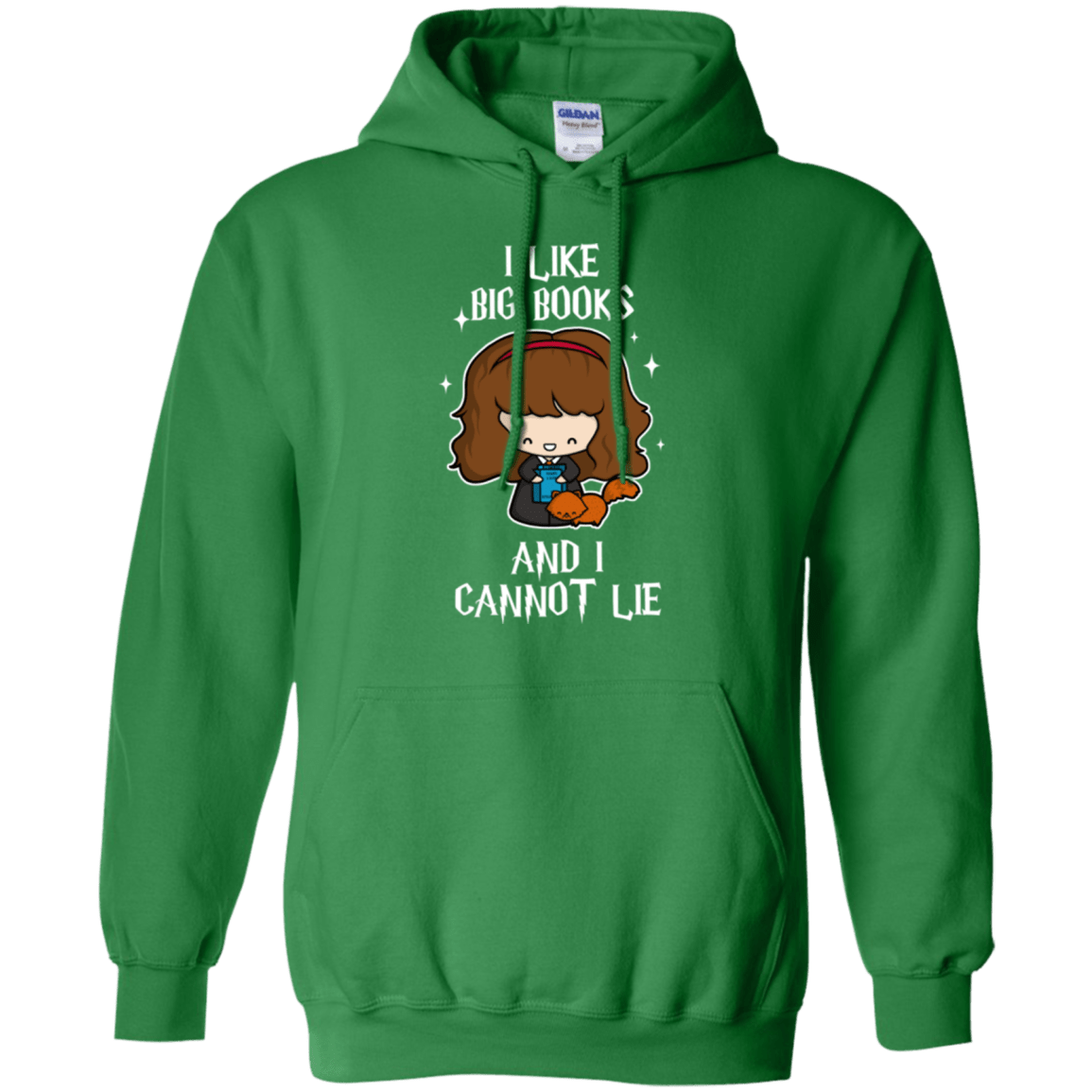 Sweatshirts Irish Green / Small I Like Big Books Pullover Hoodie