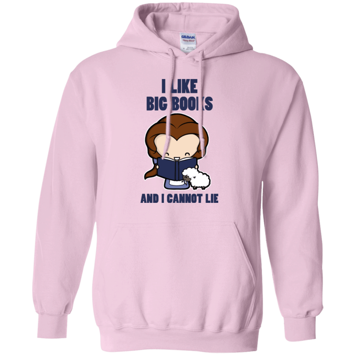 Sweatshirts Light Pink / Small I Like Big Books Pullover Hoodie