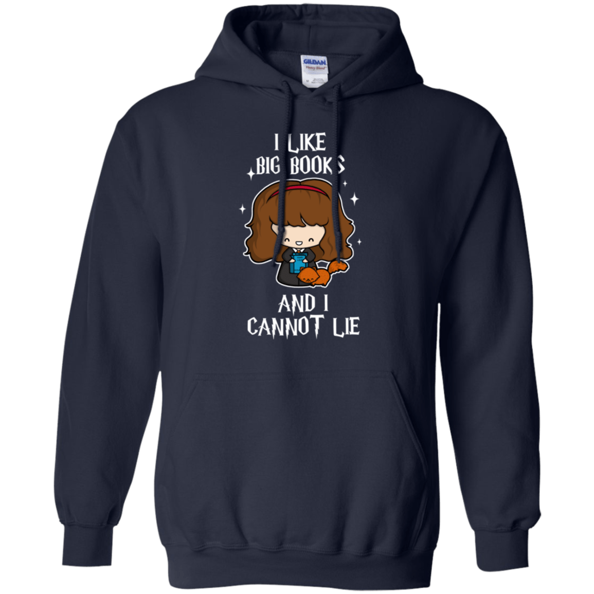 Sweatshirts Navy / Small I Like Big Books Pullover Hoodie