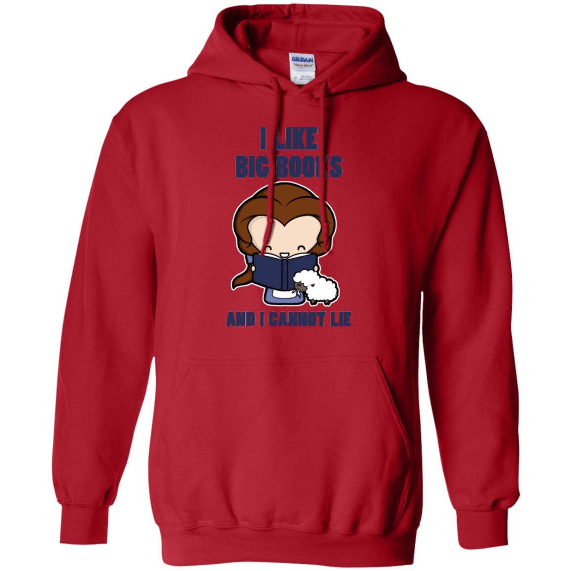 Sweatshirts Red / Small I Like Big Books Pullover Hoodie