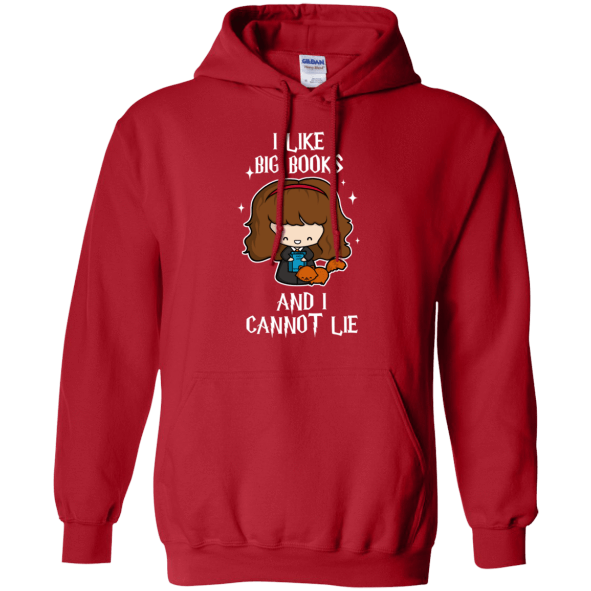 Sweatshirts Red / Small I Like Big Books Pullover Hoodie