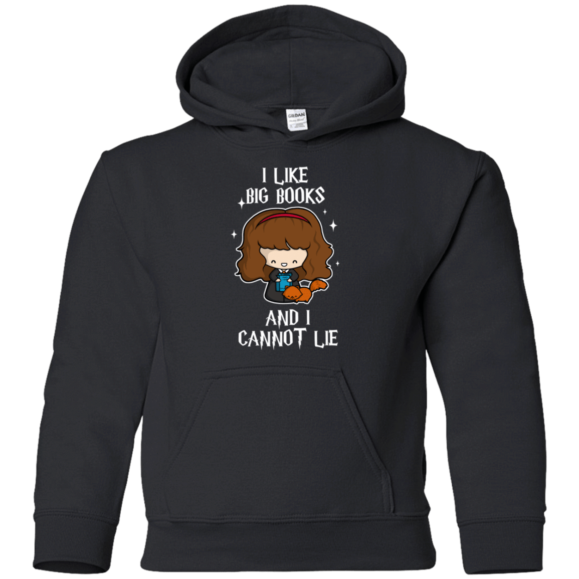 Sweatshirts Black / YS I Like Big Books Youth Hoodie
