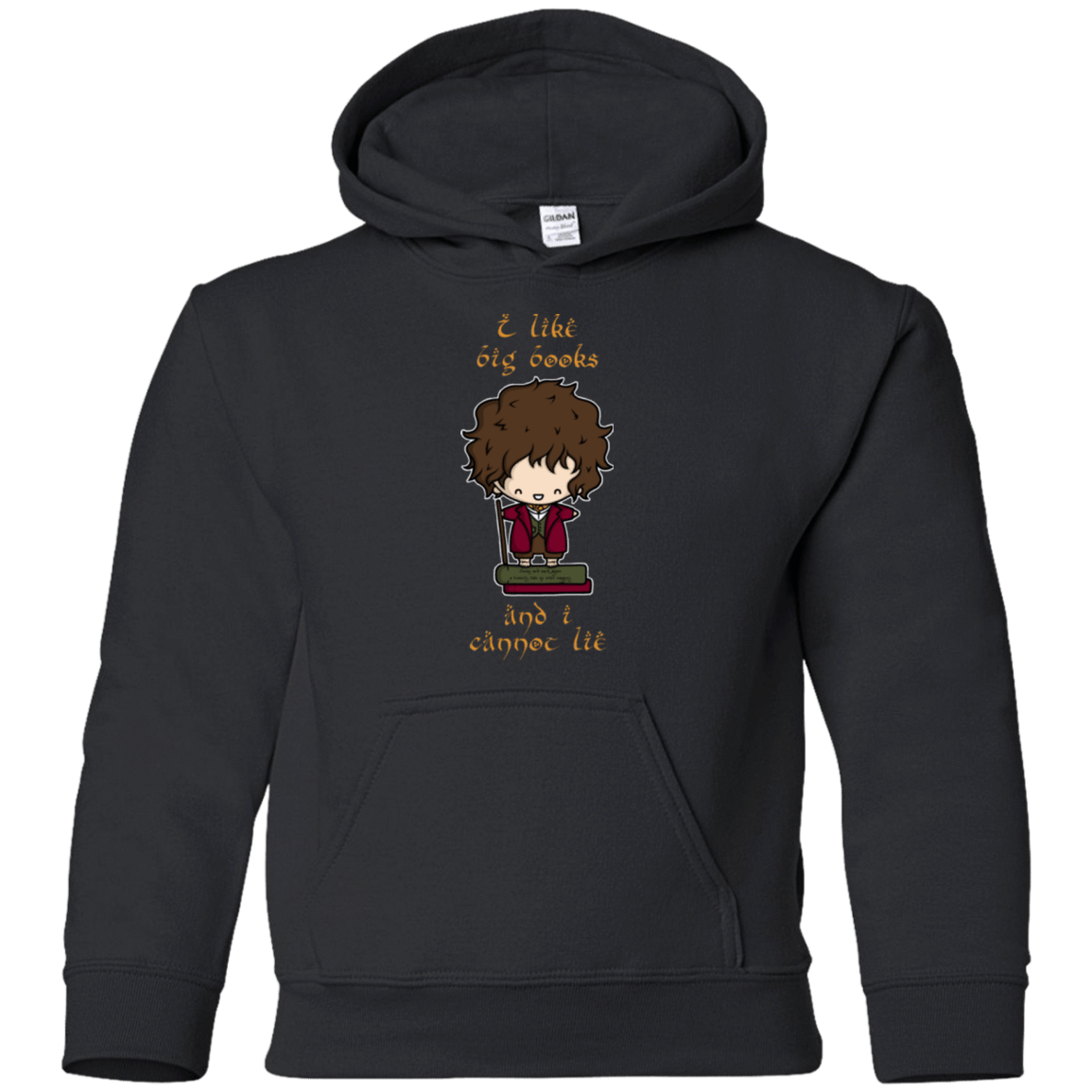 Sweatshirts Black / YS I Like Big Books Youth Hoodie
