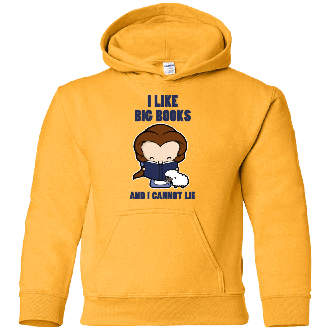 Sweatshirts Gold / YS I Like Big Books Youth Hoodie