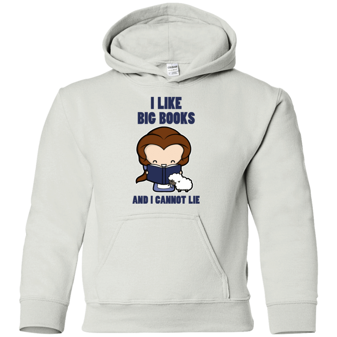 Sweatshirts White / YS I Like Big Books Youth Hoodie