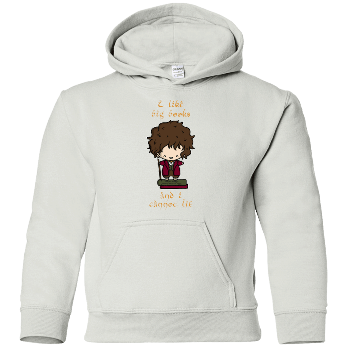 Sweatshirts White / YS I Like Big Books Youth Hoodie