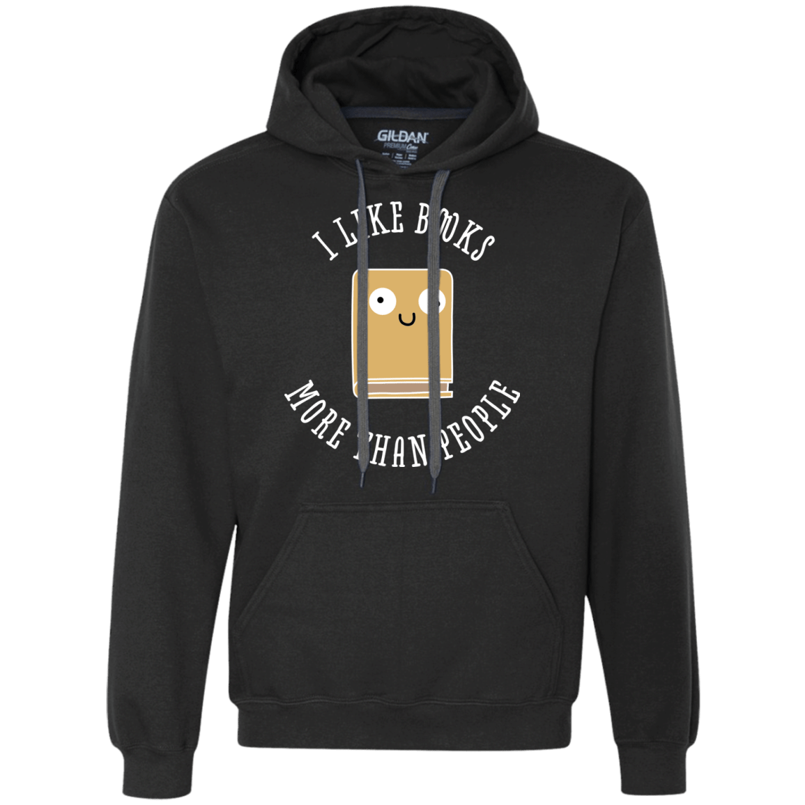 Sweatshirts Black / S I Like Books Premium Fleece Hoodie