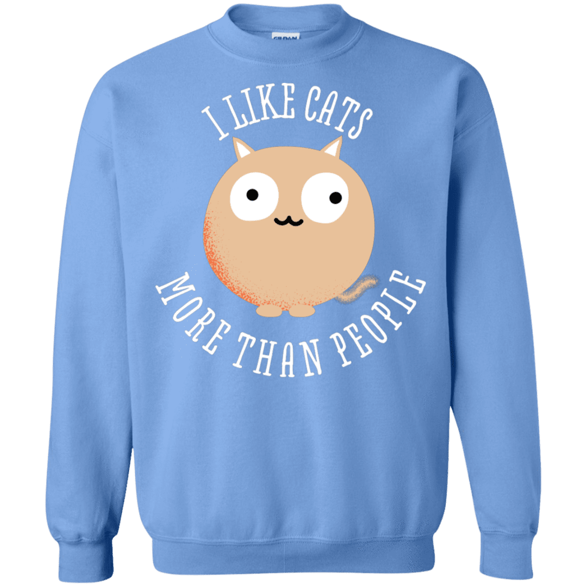 Sweatshirts Carolina Blue / S I Like Cats Crewneck Sweatshirt