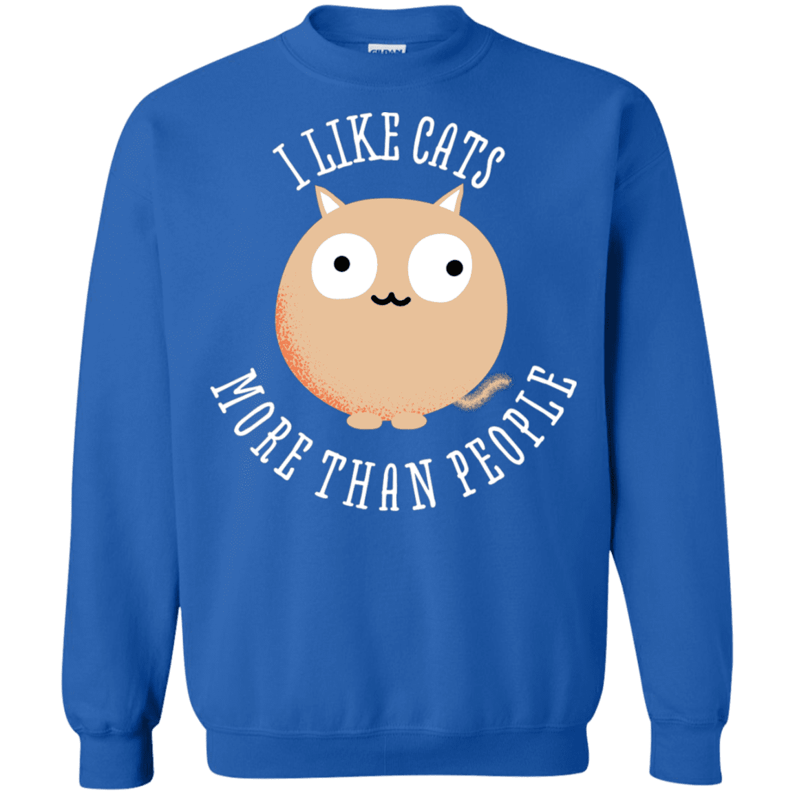 Sweatshirts Royal / S I Like Cats Crewneck Sweatshirt