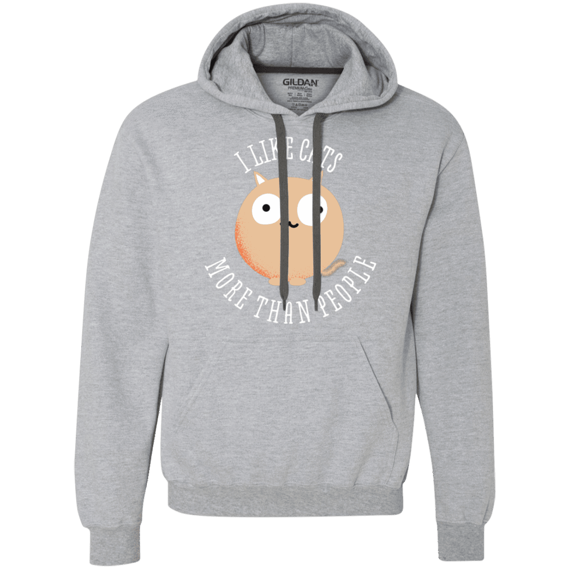 Sweatshirts Sport Grey / L I Like Cats Premium Fleece Hoodie